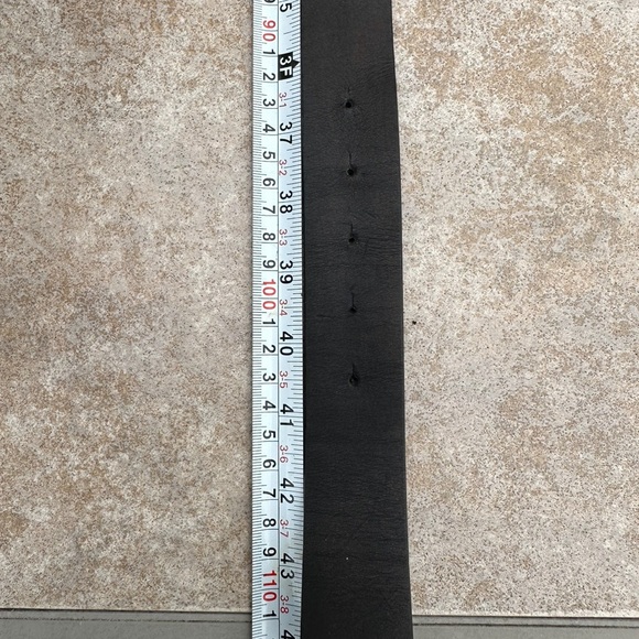 Giuseppe Zanotti studded leather belt silver w black buckle - Picture 16 of 16